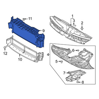 Kia OE - Front Upper Radiator Support Air Deflector