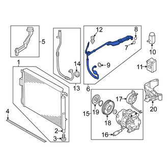 Kia OE - A/C Manifold Hose Assembly