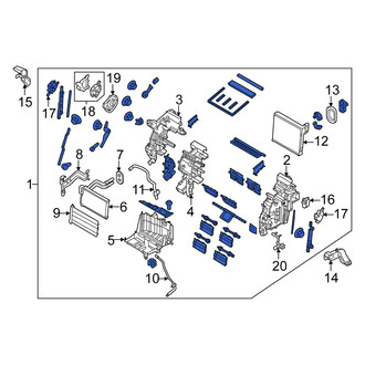 Kia OE - HVAC Unit Case Assembly