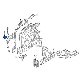 Kia OE - Left Fender Apron Bracket