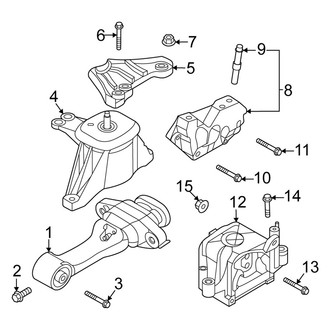 Kia OE - Engine / Transaxle - Engine & Transmission Mounting (2.5L)