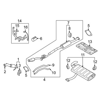 Kia OE - Exhaust System - Exhaust Components