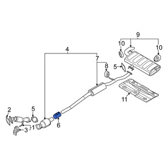 Kia OE - Exhaust Muffler Clamp