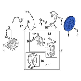 Kia OE - Front Disc Brake Rotor