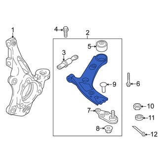 Kia OE - Rear Left Lower Rearward Suspension Control Arm