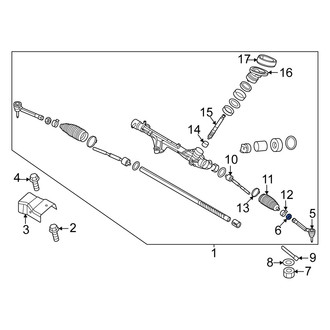 Kia OE - Steering Tie Rod Nut