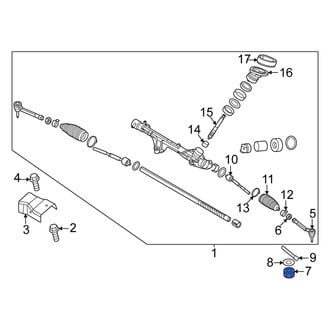 Kia OE - Steering Tie Rod Nut