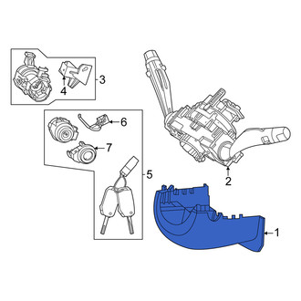 Kia OE - Lower Steering Column Cover