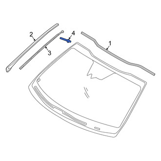 Kia OE - Windshield Molding Rivet