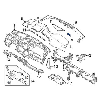 Kia OE - Right Dashboard Air Vent Trim