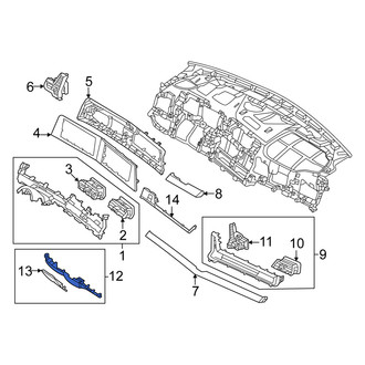 Kia OE - Instrument Panel Knee Bolster