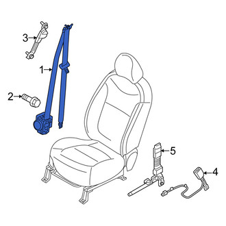 Kia OE - Front Right Seat Belt Lap and Shoulder Belt