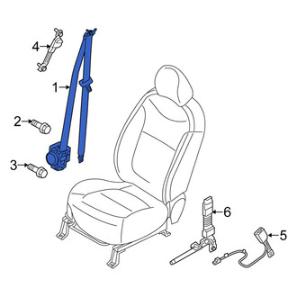 Kia OE - Front Right Seat Belt Lap and Shoulder Belt