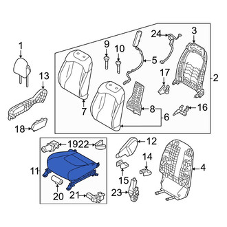 Kia OE - Front Left Seat Cushion Foam