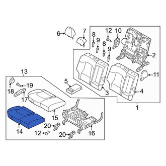 Kia OE - Rear Right Seat Cushion Foam