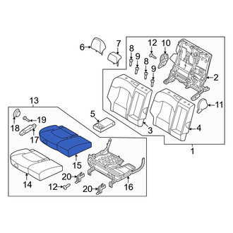 Kia OE - Rear Right Seat Cover