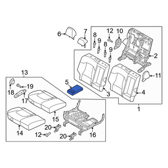 Kia OE - Rear Seat Armrest