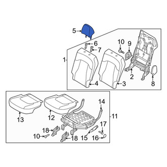 Kia OE - Rear Left Headrest