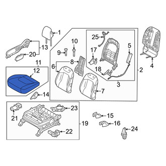 Kia OE - Front Left Seat Cover