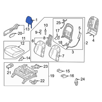 Kia OE - Front Right Headrest