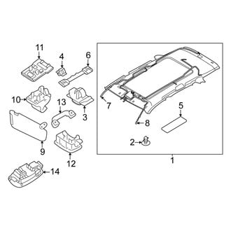 Kia OE - Roof - Interior Trim (With Sunroof)