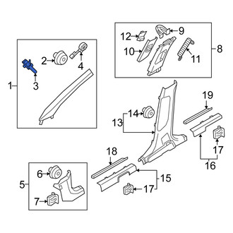 Kia OE - Liftgate Finish Panel Clip