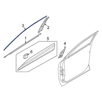 Kia OE - Front Right Door Reveal Molding