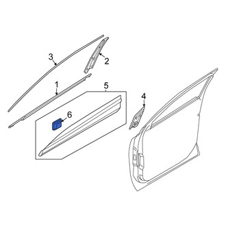 Kia OE - Door Molding Clip
