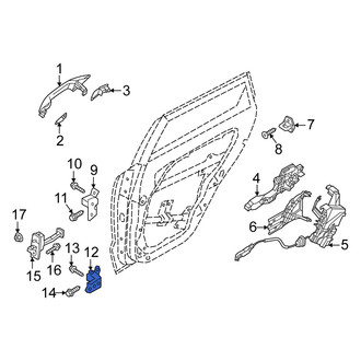 Kia OE - Front Left Upper Door Hinge