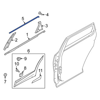 Kia OE - Front Left Door Reveal Molding