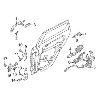 Kia OE - Rear Door - Lock & Hardware