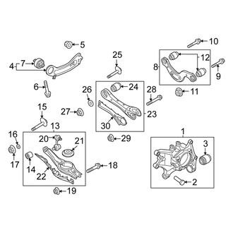 Kia OE - Rear Suspension - Suspension Components (FWD)