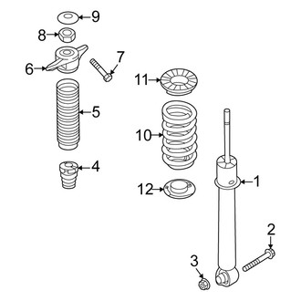 Kia OE - Rear Suspension - Shocks & Components (FWD)