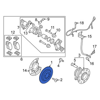 Kia OE - Rear Disc Brake Rotor