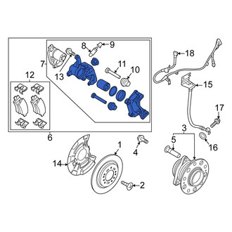 Kia OE - Rear Left Disc Brake Caliper