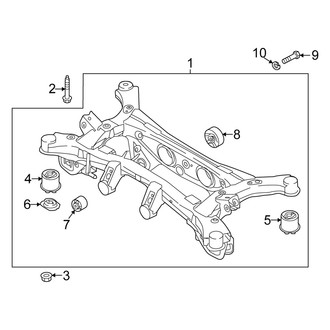 Kia OE - Rear Suspension - Suspension Mounting (AWD)