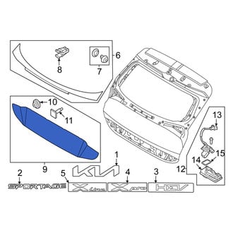 Kia OE - Rear Lower Liftgate Finish Panel