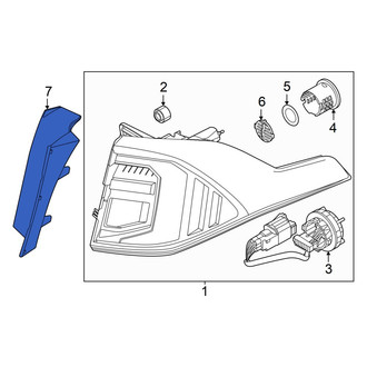 Kia OE - Rear Left Outer Tail Light Cover