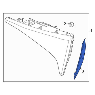 Kia OE - Rear Right Outer Tail Light Cover