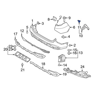 Kia OE - Bumper Cover Nut