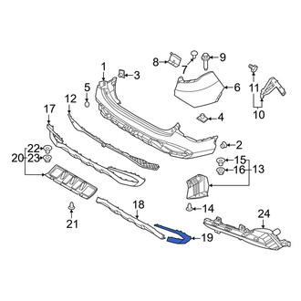 Kia OE - Rear Left Bumper Trim
