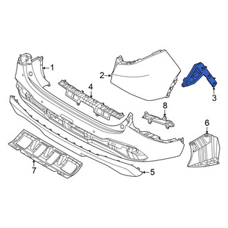 Kia OE - Rear Left Bumper Cover Bracket