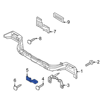 Kia OE - Rear Lower Bumper Impact Bar Brace
