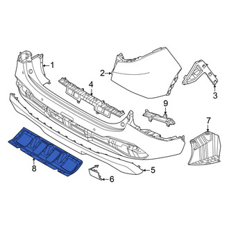 Kia OE - Rear Bumper Cover Heat Shield