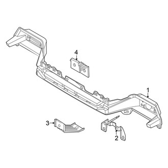 Kia OE - Rear Bumper - Bumper & Components (Korea Built, Structure & Mounting)