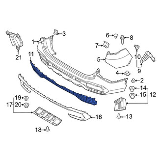 Kia OE - Rear Bumper Cover Spacer Panel