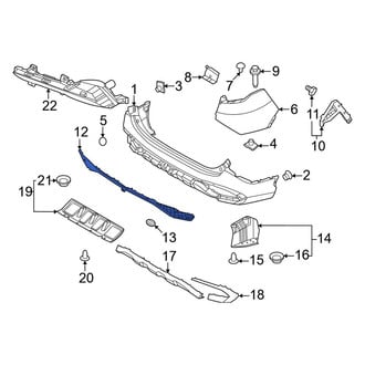 Kia OE - Rear Bumper Cover Spacer Panel