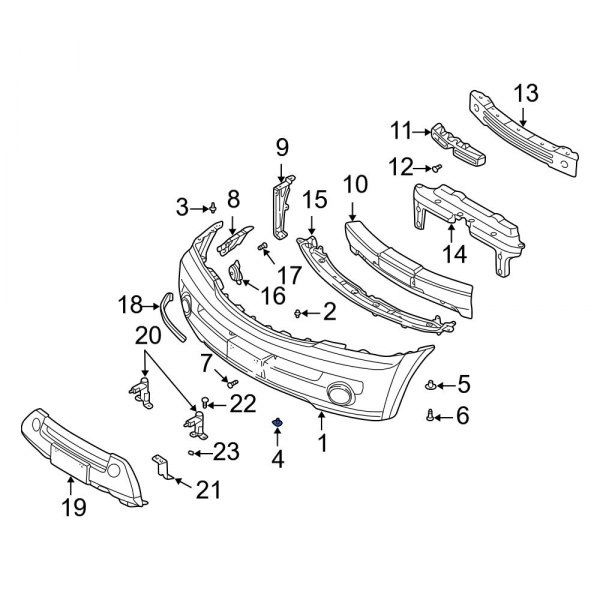 Bumper Cover Retainer