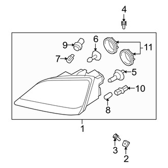 Kia OE - Front Lamps - Headlamp Components