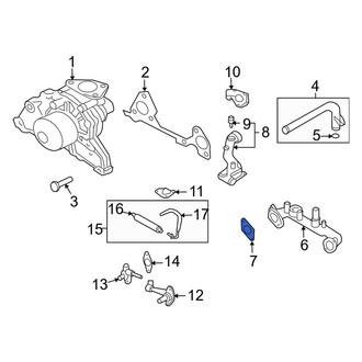 Kia OE - Engine Coolant Thermostat Housing Gasket